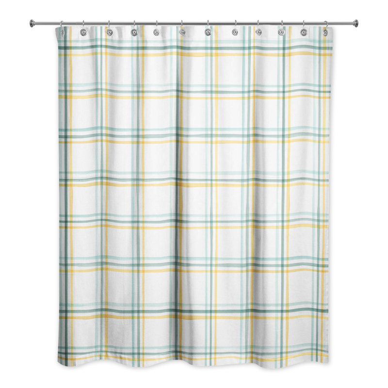 Rideau de douche Reyome, Jaune