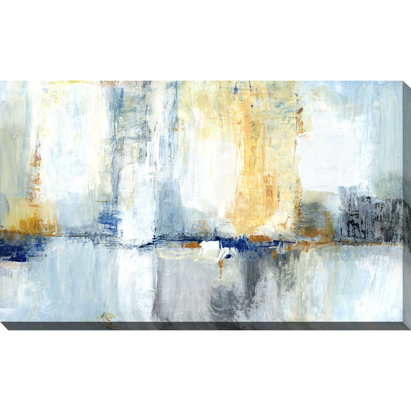 Sweeping City II - Peinture, L 30 po x H 18 po, Toile tendue