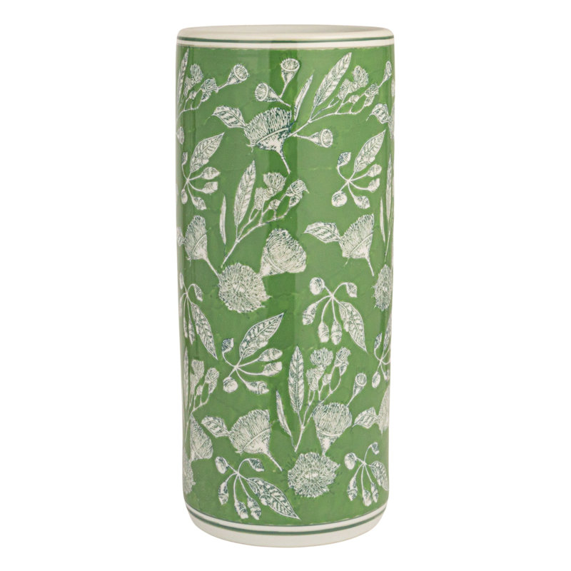Chadwicks Ceramic Umbrella Stand, Green