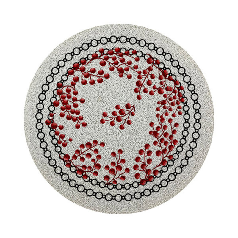 Glass Beads Round Beaded Placemats