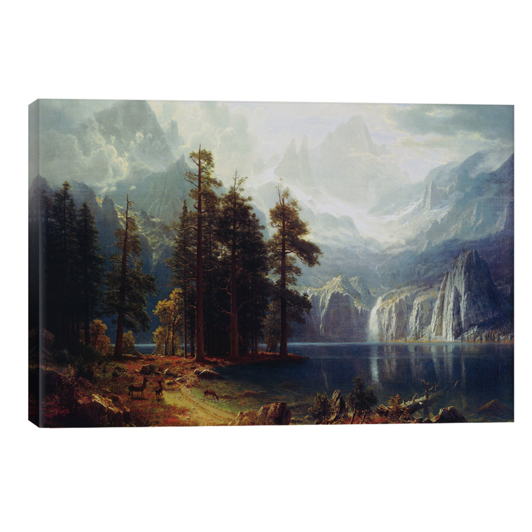 Leinwandbild Sierra Nevada in California von Albert Bierstadt