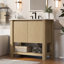 Meuble-lavabo moderne avec lavabo rectangulaire en céramique-303209524