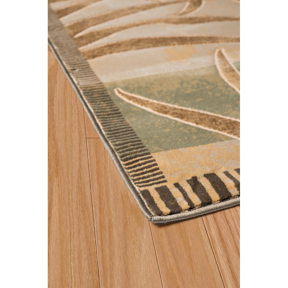 Bay Isle Home™ Steffey Floral Palm Beige Area Rug & Reviews | Wayfair