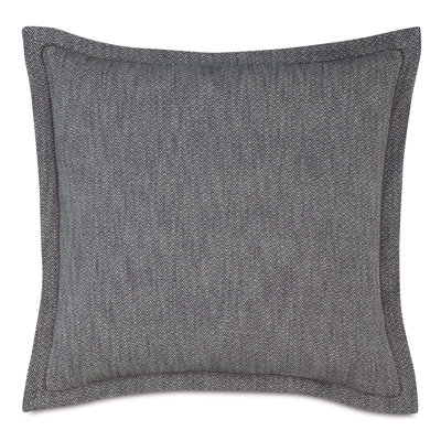 River Herringbone Euro Sham