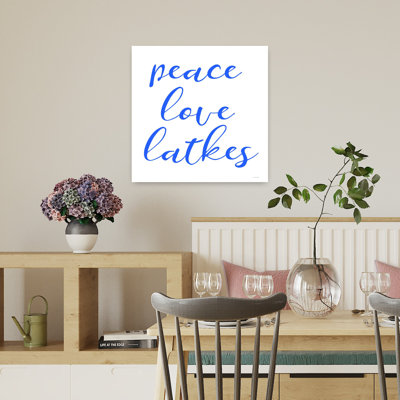 Art contemporain abstrait Peace Peace Latkes