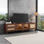 Console de télévision multifonctionnelle, compatible 80 po, plateau de table lisse pour salon, chambre à coucher, support de cinéma maison avec design, grand rangement, tiroirs en PE et poignées en métal-1743050210