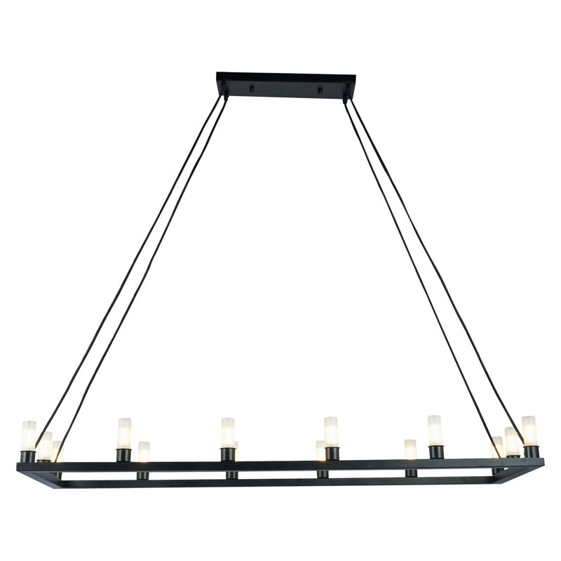 Hemmings 14 - Light Dimmable Linear Chandelier