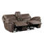 Causeuse moelleuse moderne à conception inclinable électrique pour salon avec port USB en bois massif et port USB 1pc-106770098