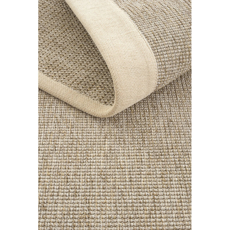 Tapis en sisal Klem Linen Naples, Tapis de couloir 2 pi 8 po x 6 pi 7 po