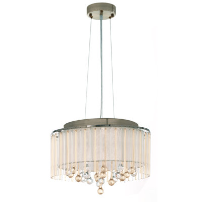 Afschin 6 - Light Bronze Drum Pendant