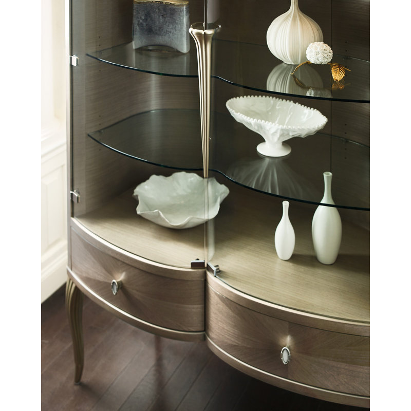 Lillian Solid Wood Lighted Display Stand