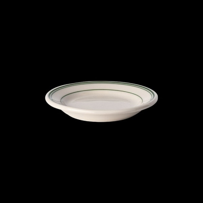 Plate Rolled Edge Green Band