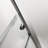Shower Door 48" W X 72"H Single Sliding Bypass Shower Enclosure, 1/4 In. (6Mm), Brushed Silver