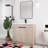 35.97'' Single Bathroom Vanity with Resin Top