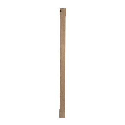 5.625 In. D X 5.6875 In. W X 104 In. L Unfinished Maple Lally Column Wrap
