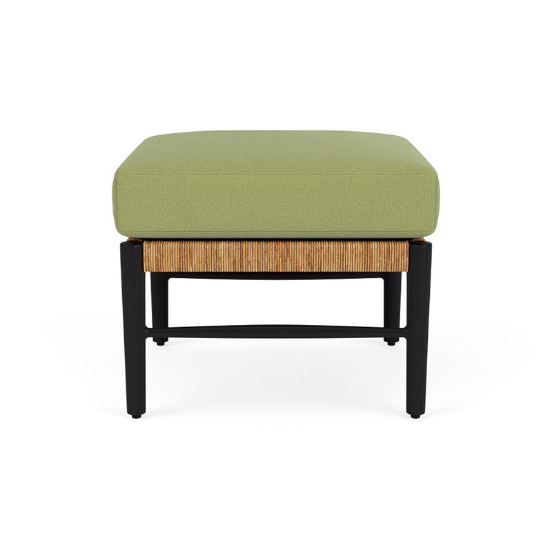 Galloway Outdoor Ottoman Patio Ottoman, Unearth Spring
