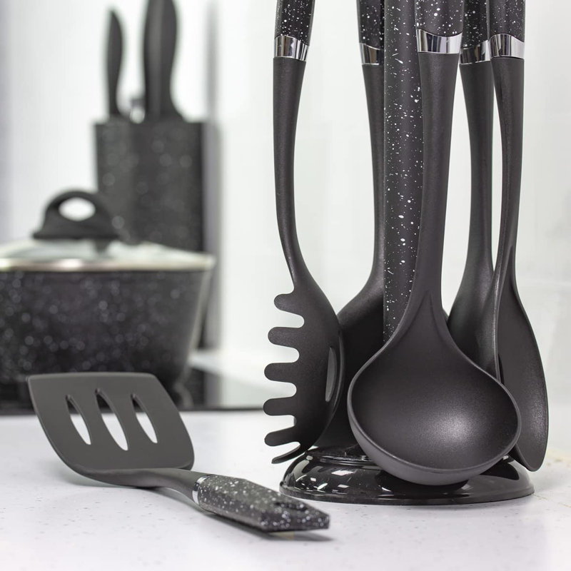 6-Piece Kitchen Utensils Set, Black