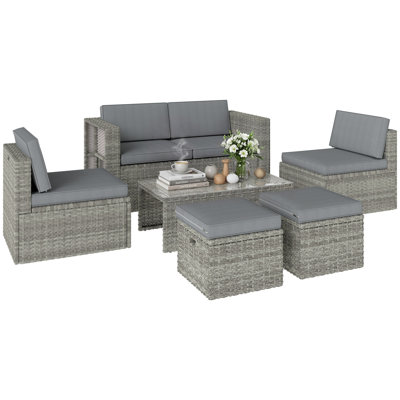 Rattan Sofa Set