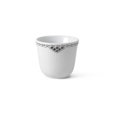 Black Lace Porcelain Teacup