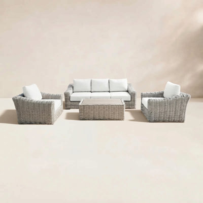 Sommer 5 - Person Patio Conversation Set with Cushions