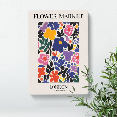 XMKTMKT-400 London Flower Market Exhibition 7 - Wrapped Canvas Print
