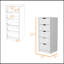 Commode 5 tiroirs, commode haute-349825058