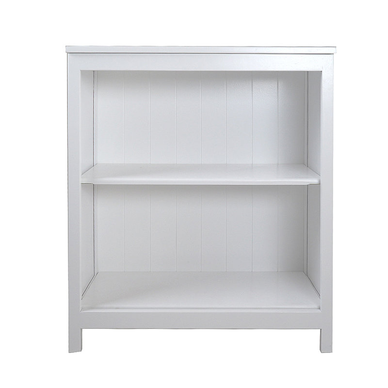 Marek 78.1cm H x 78cm W Solid Wood Standard Bookcase, White
