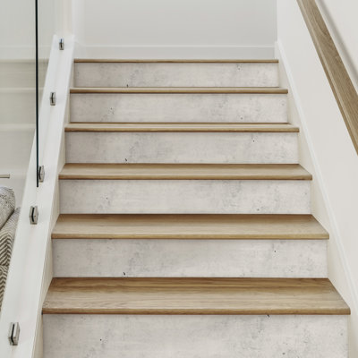 Adhésif décoratif élévateur d'escalier en ciment