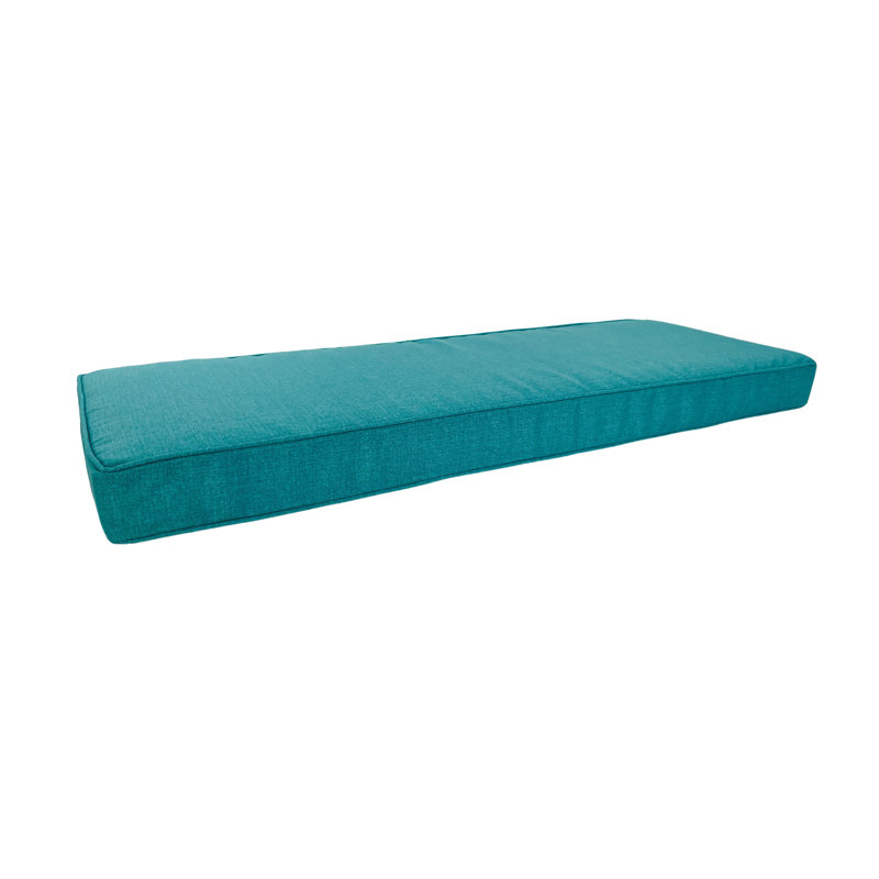 Coussin de siège d'extérieur 1 pièce Kimely l 46 po x P 17 po, Lagon