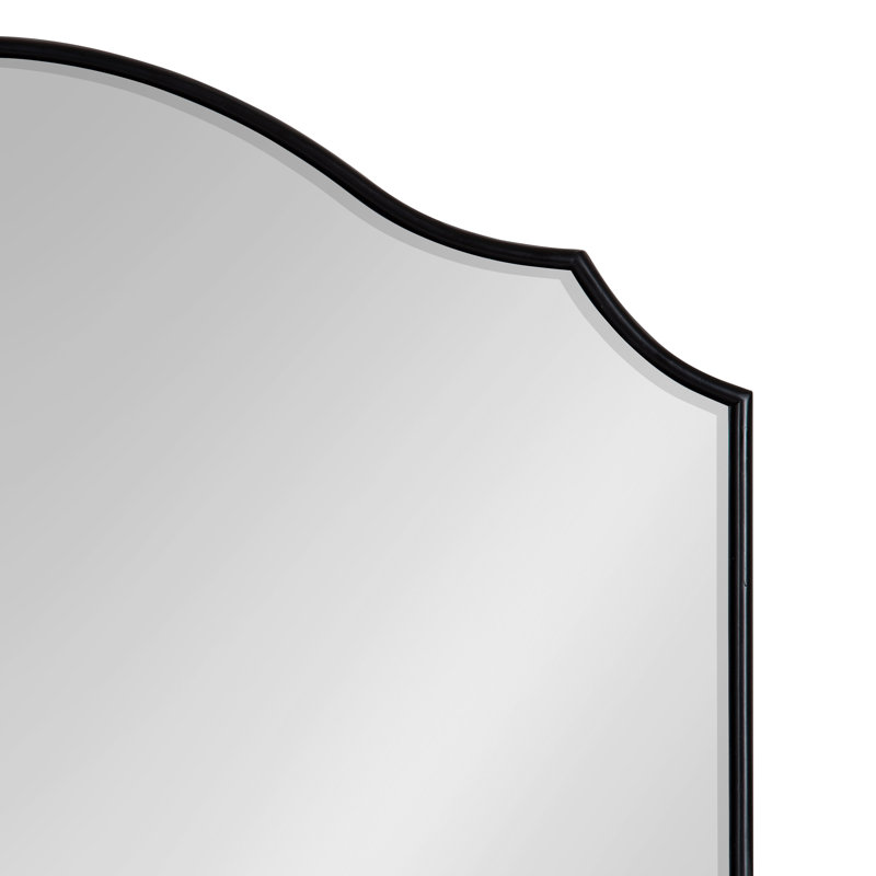 Miroir d'appoint Aleeza, 20" x 30", Noir
