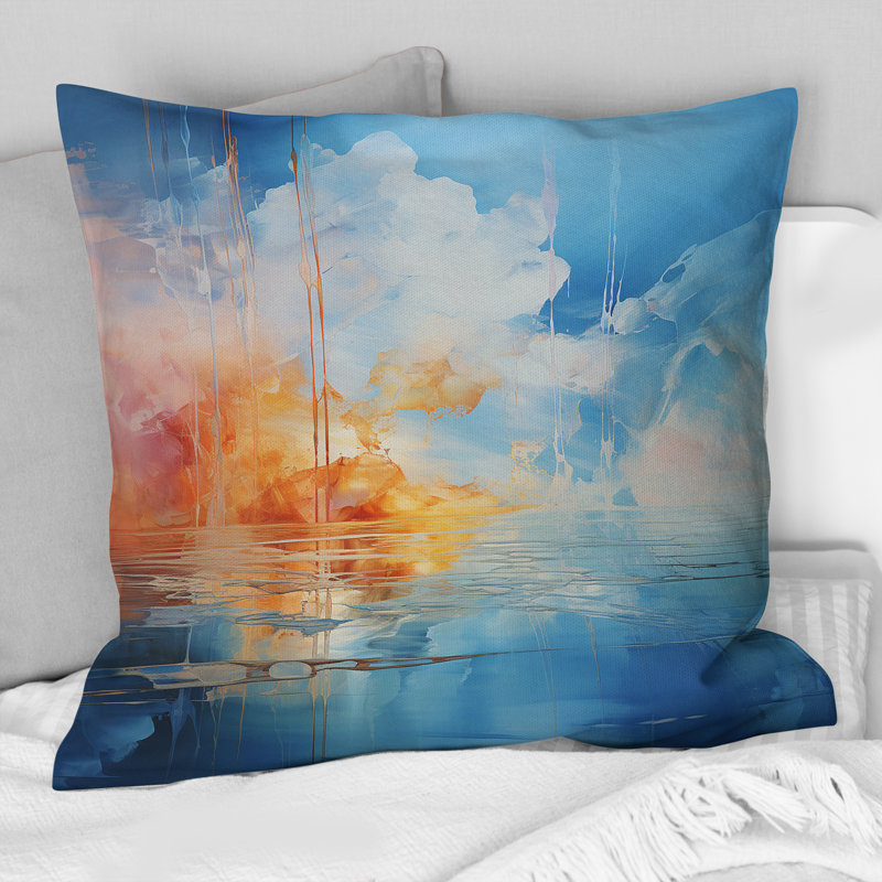 Clouds Skys Canvas I - Coussin décoratif imprimé nuages