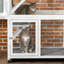 Maison d'extérieur en bois pour chat