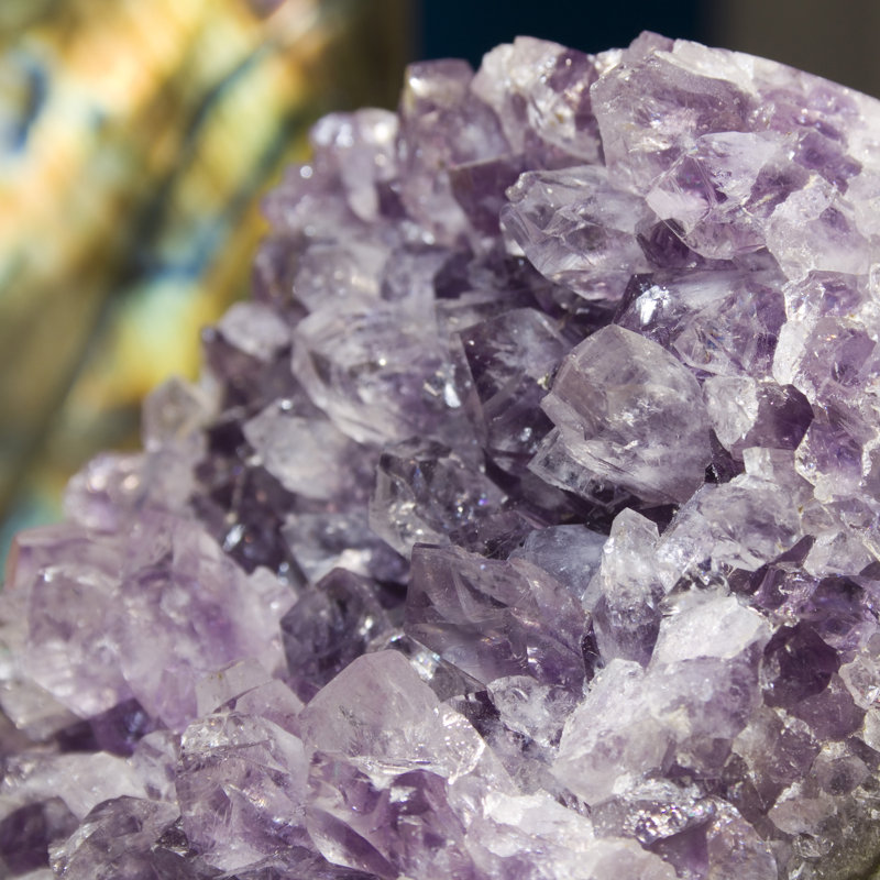 Amethyst on Basalt