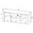 Efthalia 60-Inch 2-Door TV Stand Media Console Light Oak