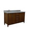 Ensemble de meuble-lavabo double 61 po Hartin-1452309668
