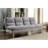 Contemporary Style Gray Microfiber Futon With Legs And Extra Support, Converts To Bed For Sewing, 67"L X 28"W 31"H In Finish Lazy Sundays,