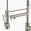 Brushed Nickel Kitchen Faucet With Pull Down Sprayer - Touch On, Single Handle, 2-Function, Stainless Steel, Single Hole Installation | Gift Idea-122633972