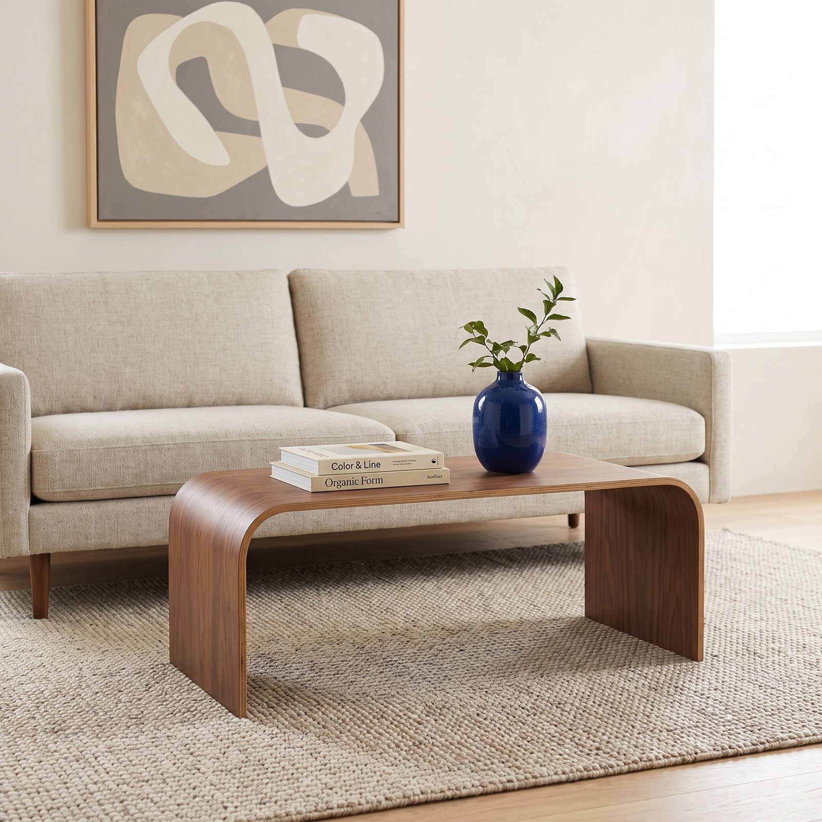 Trisler Coffee Table, Walnut