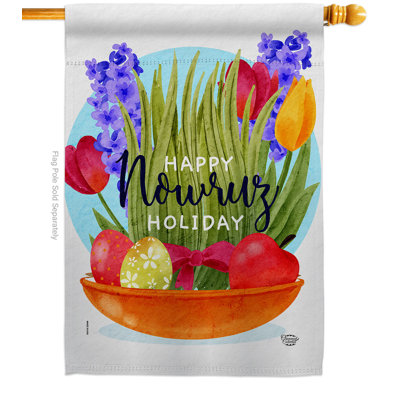 Drapeau de maison Happy Nowruz
