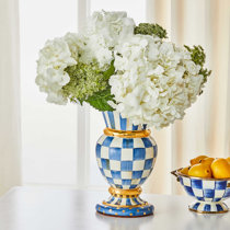 Blue Checkered Vases, Urns, Jars & Bottles You'll Love