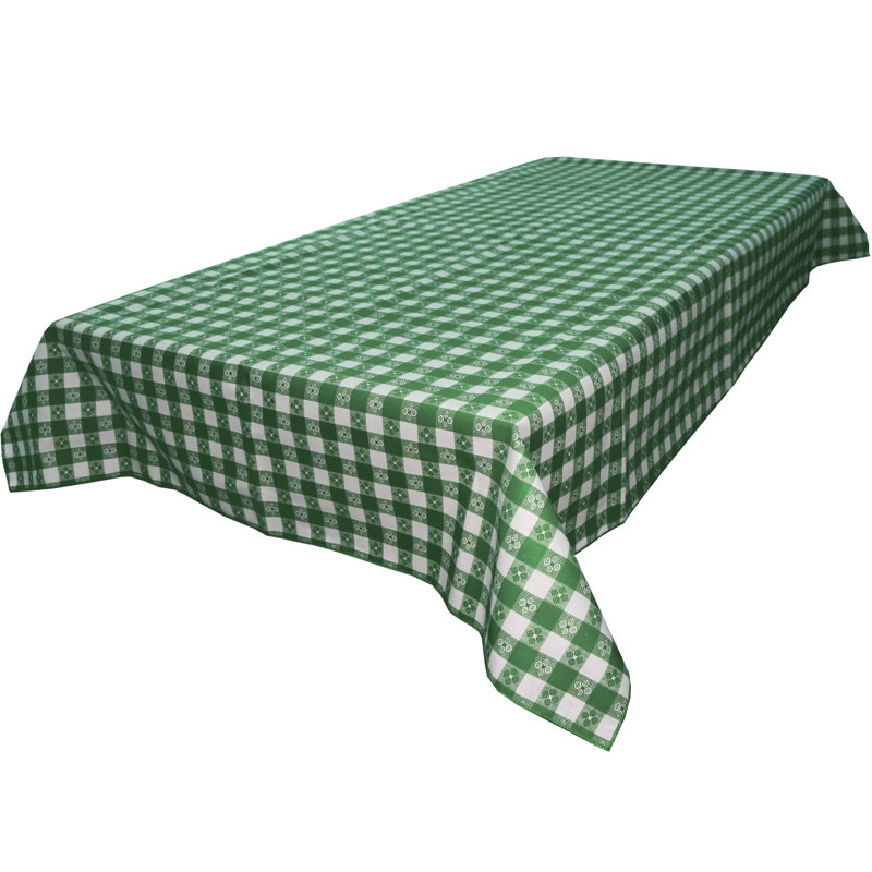Tavern Checkered Print Tablecloths, 48" Square, Red