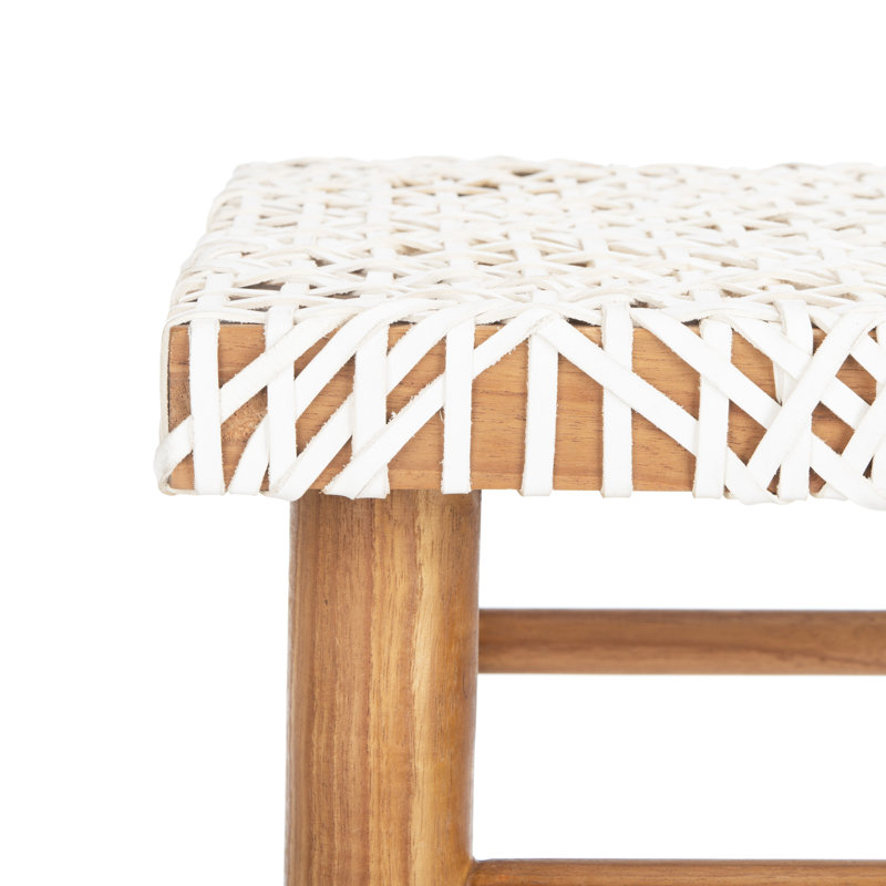 Tabouret de comptoir en cuir Kazbah, Tabouret de bar (siège d'une hauteur de 30 po)