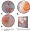 «Peach Enchanted Roses III», reproduction d'art sur toile-88544652-88544655