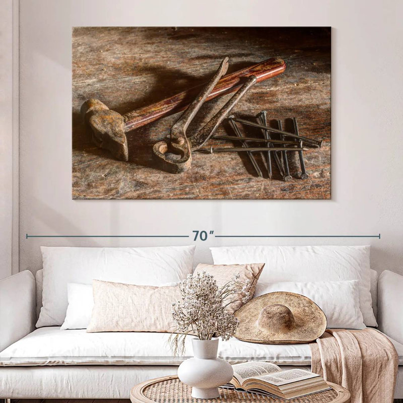Alcaraz Old Tools, 34" H x 51" W