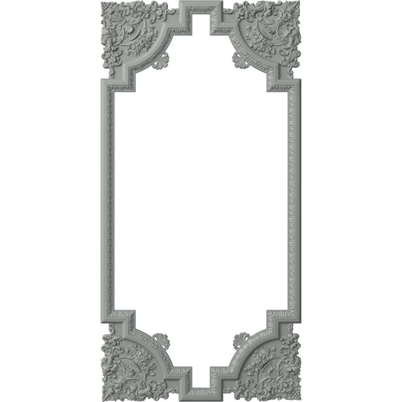 31"W x 62"H Emery Panel Moulding Kit (Double Panel), Single