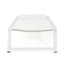 Chaise longue réglable à dossier en filet