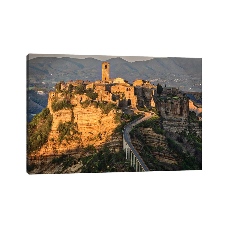 Europe, Italy, Civita Di Bagnoregio by John Ford - Wrapped Canvas Print