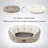 Fleece Bolster Pet Bed-1767088436-1767088445