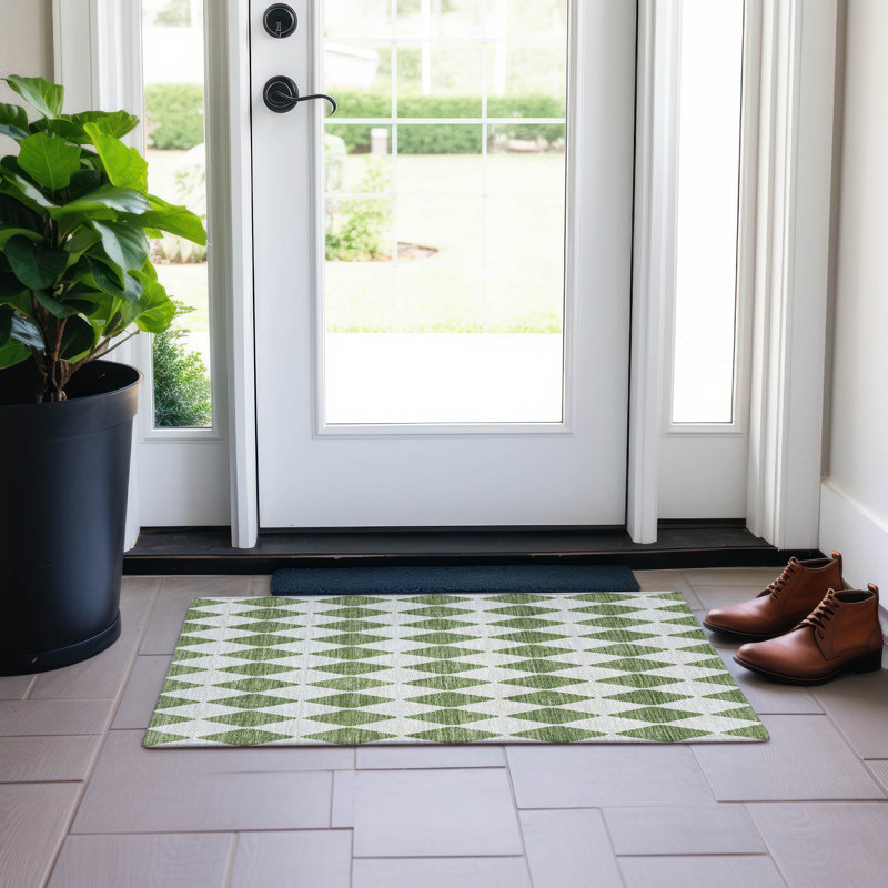 Tapis intérieur / extérieur Fayme, Rectangle 1 pi 8 po x 2 pi 6 po