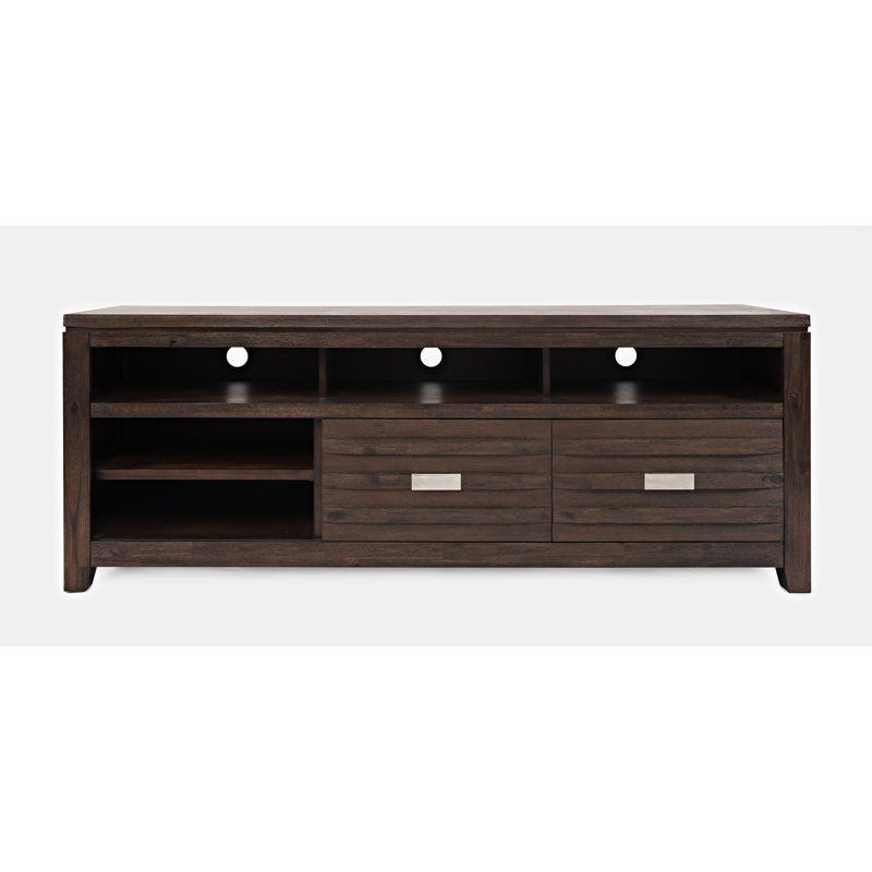 Cathye TV Stand for TVs up to 78", Brown, 26”H x 60”L x 18”W